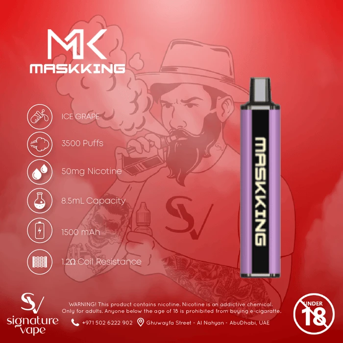Maskking 3500 Puff Disposable Vape high quality