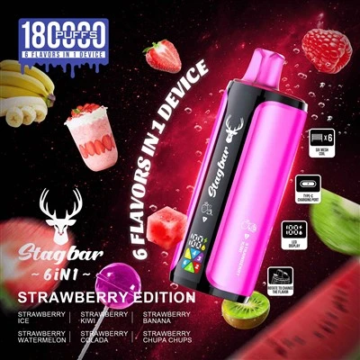 Stagbar 6 IN 1 180K Puffs Disposable Vape