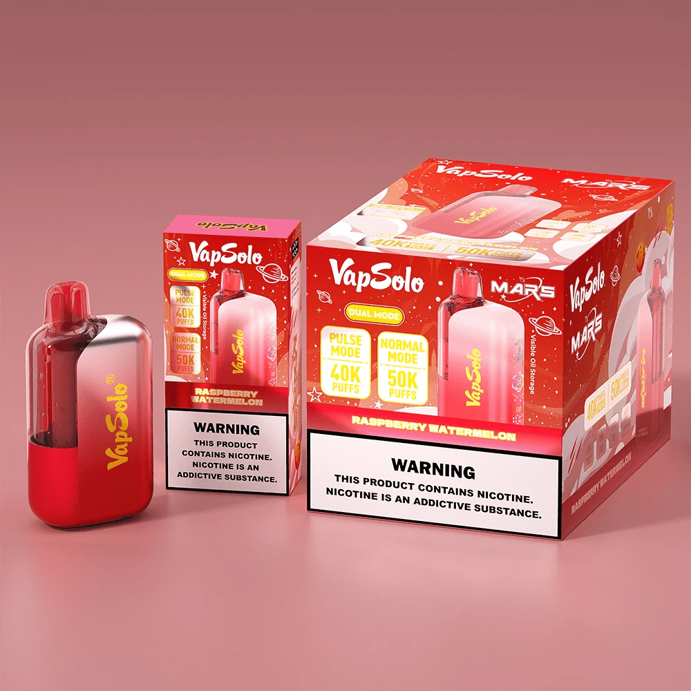 Vapsolo Mars 50000 Puffs Hot Selling Triple 80K 4 f'1 Togħmiet Eu Warehouse Vape
