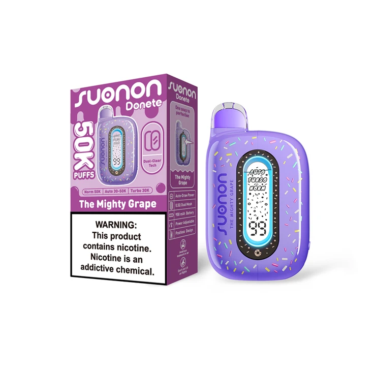 SUONON Donete 50k Bood in Stock 6 1 Black Ice Legends No Nicotin 6500 70k Falcon Vape Australia Cigar Vape factory