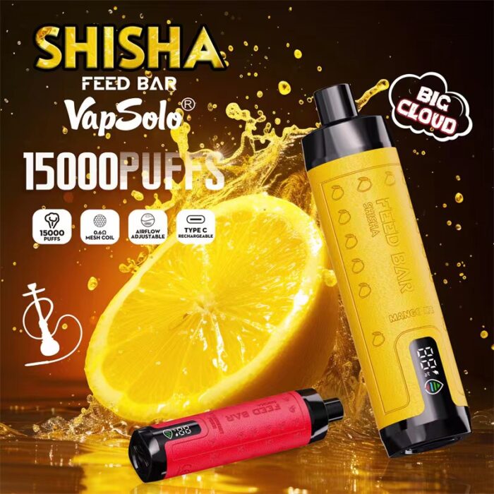 Vapsolo Shisha 15000 Puffs DISPOSABLE VAPE