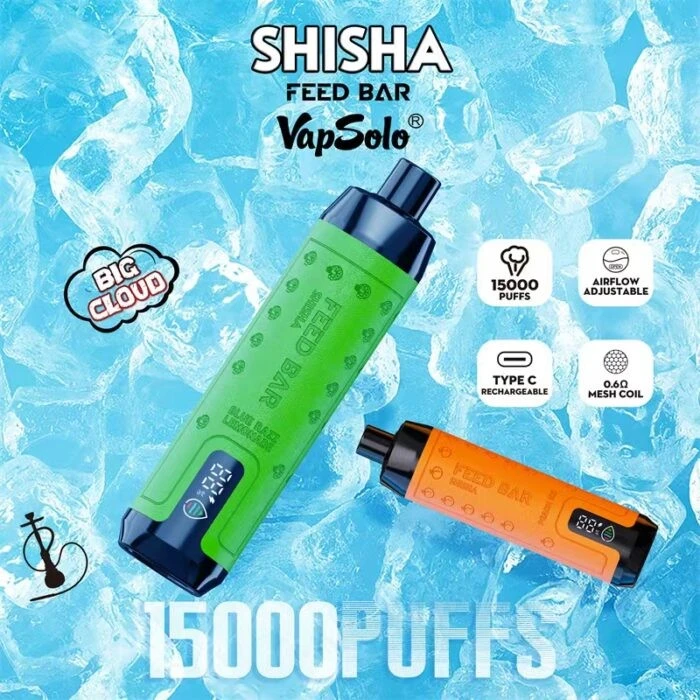 Vapsolo Shisha 15000 Puffs DISPOSABLE VAPE suppliers
